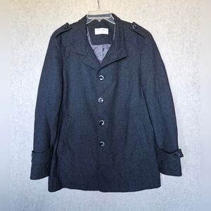 White Bros Men's Winter Wool Blend Coat Jacket Size 52 / XL